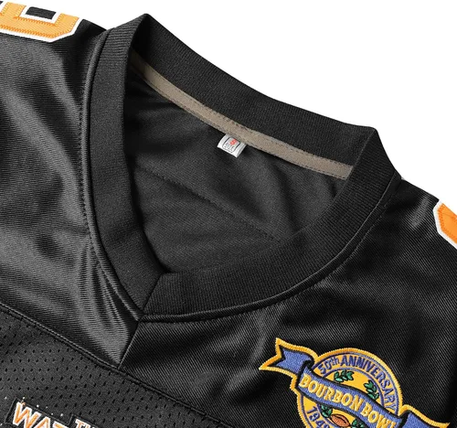 Miniatura 12 de Camiseta de fútbol The Waterboy #9 Bobby Boucher 50 aniversario Mud Dogs Bourbon Bowl Movie Football Jerseys para hombres