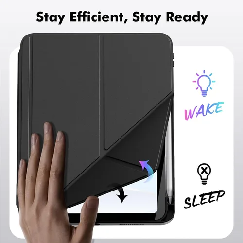 Miniatura 7 de INFILAND Funda para iPad (A16) 11ª generación de 11 pulgadas 2025/10ª generación de 10.9 pulgadas 2022, soporte multiángulo, cubierta magnética