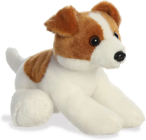 Miniatura 5 de Aurora® - Adorable Mini Flopsie™ perrito Jackie Russell™ - Animal de peluche, facilidad para jugar, compañero eterno - Marrón, 8 pulgadas