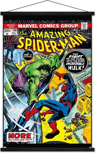Miniatura 9 de Trends International Marvel Comics - Póster de pared Amazing Spider-Man #120, 22.375 x 34 pulgadas, paquete de impresión premium y colgador