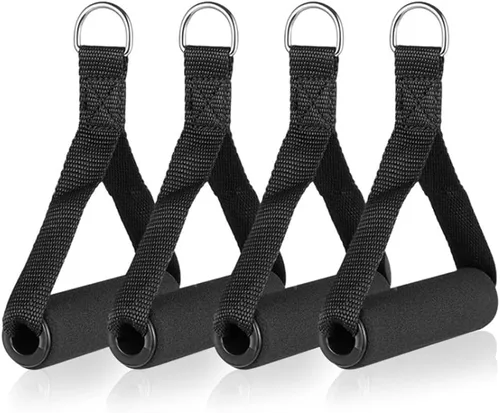Juego de 4 bandas de resistencia para ejercicio, bandas de entrenamiento con asas, bandas de resistencia para entrenamiento en casa, para hombres,