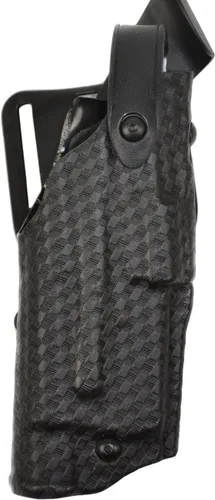 Miniatura 12 de Safariland 6360 ALS/SLS Mid-Ride Duty Rated Level III Retention Holster STX negro brillante.