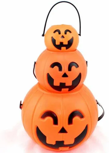 TOYANDONA 3 piezas de calabaza cubo calabaza decoración mini decoración Halloween decoración adornos colgante de Halloween niños truco o trato
