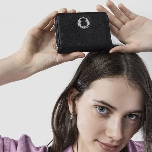 Miniatura 3 de TOUS Bolso cambiador de vinilo impermeable para mujer, Negro -, Dubái Saffiano