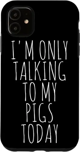 Miniatura 5 de iPhone 14 I'm Only Talking To My Pigs Today Case