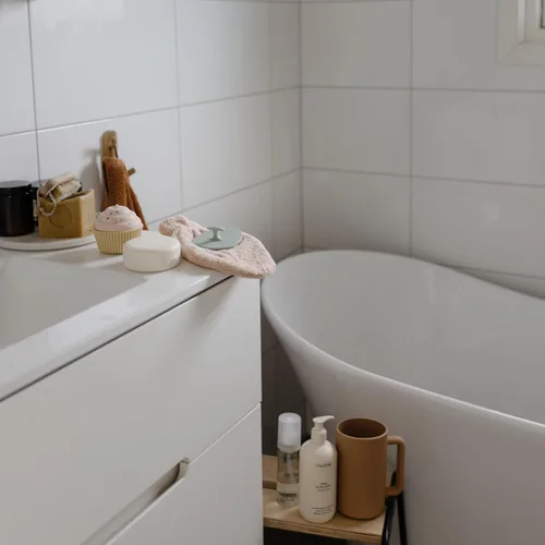 Miniatura 6 de mushie Cepillo para cuna de baño para bebé, cerdas de silicona suaves para piel seca, eczema y tratamiento de tapa de cuna, paquete de 2