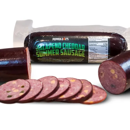 Miniatura 9 de Pepper Joe’s Salchichón Carolina Reaper de verano – Salchichón ahumado lentamente y picante de verano con el pimiento más picante del mundo y carne