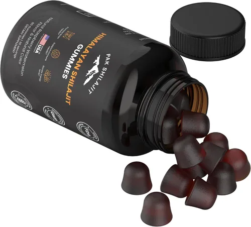 Miniatura 8 de Gomitas Shilajit del Himalaya puras para hombres y mujeres, gomitas orgánicas Shilajit 85 minerales naturales más ácido fúlvico Energía