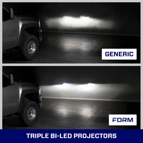 Miniatura 9 de Form Lighting Faros Delanteros Proyectores LED Secuenciales compatibles con Chevrolet Silverado 2007-2013 (par)