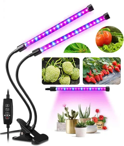 Flores de interior Frutas Planta de jardín Cultivo Accesorios de luz Temporización Jardinería Cultivo Lámpara de crecimiento de plantas acuáticas