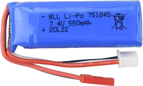 Miniatura 3 de sea jump Batería de litio de 7.4V 550mAh para wltoys K969 K979 K989 K999 P929 P939 284131 Accesorios de coche RC de alta velocidad Batería de litio