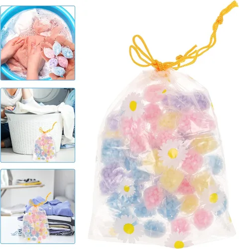 Miniatura 5 de Ambientador de lavanda a granel con 50 cuentas aromáticas para oler la ropa sucia, perlas frescas en suavizante, ropa variada: G Wash