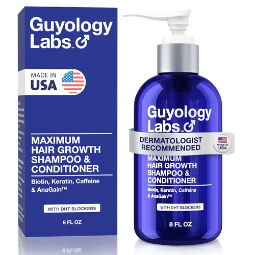 Champú y acondicionador para el crecimiento del cabello para hombres y mujeres | Bloqueador DHT para la pérdida y el crecimiento del cabello |