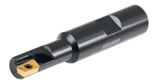 Accusize Industrial Tools Molino de extremo indexable de hombro cuadrado de 90 grados de 1/2 '' con insertos de carburo Apkt11T3, 0056-0913