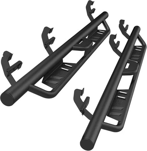 Miniatura 8 de TAC - Estribos laterales para Ford F150 SuperCrew Cab 2015-2025 y 2022-2025 F150 Lightning EV 2017-2025 F250/350/450/550 Super Duty Crew Cab 4