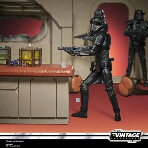 Miniatura 8 de STAR WARS The Vintage Collection The Mandalorian Nevarro Cantina Playset, Imperial Death Trooper (Nevarro) Figura de acción (F3902)