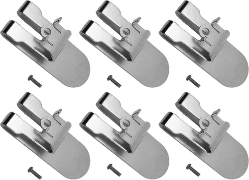 Miniatura 2 de Juego de 6 ganchos de clip para cinturón N435687 para Dewalt Drywall Screwgun modelos DCH172B DCF630B DCF620B Tipo 1, DCF620D2 Tipo 1, DCF620D2-AR