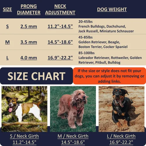 Miniatura 5 de DEYACE Collar de entrenamiento para perros con hebilla de liberación rápida, collar de acero inoxidable ajustable para perros pequeños, medianos