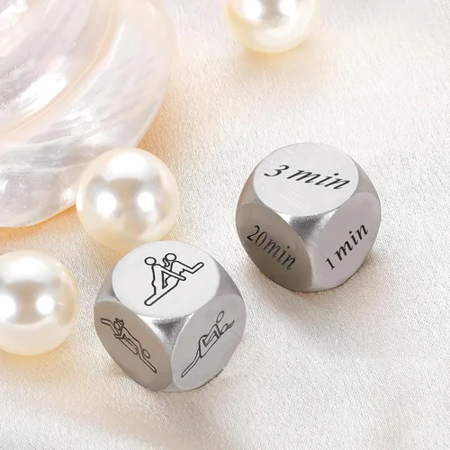 Miniatura 6 de Juego de 2 dados para citas y toma de decisiones, ideas de citas en pareja, regalo divertido para él y ella en cumpleaños y San Valentín