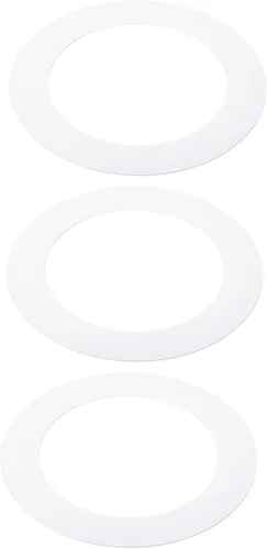 Miniatura 12 de PATIKIL Anillos de goof de 2.76 pulgadas de diámetro exterior de 4.53 pulgadas para luz empotrada, paquete de 3 anillos de iluminación de metal