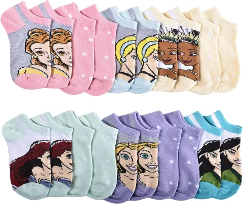 Miniatura 2 de Disney Princess girls No Show Socks