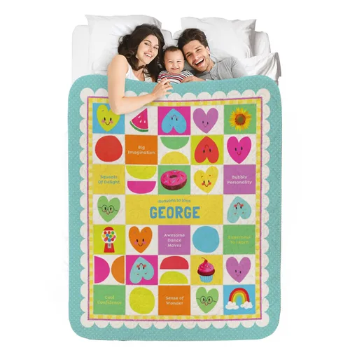 Miniatura 15 de I See Me! Manta personalizada, manta con nombre, regalo de bautizo, regalo de bautismo, manta acolchada personalizada para bebé, recién nacido