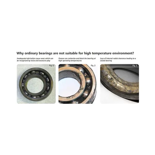 Miniatura 7 de Power Transmission Products 2Pcs 6813 High Temperature Bearing 65x85x10mm 500 Degrees Celsius Thin Section Bearings Full Ball Bearing Ball Bearings
