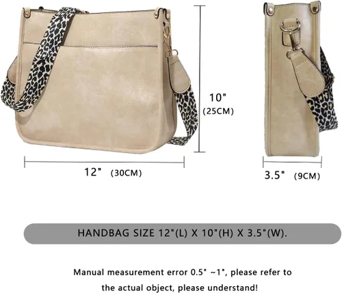 Miniatura 2 de Crossbody Bags for Women Vegan Leather Hobo Purses Shoulder Handbags for with Wide Adjustable Strap Wallet