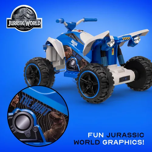 Miniatura 4 de Voyager - Jurassic - Vehículo ATV eléctrico de 12V para niños, juguete de paseo, diversión y emoción para niños, diseño elegante para juego