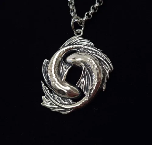 Miniatura 18 de Collar Yin Yang para hombre, joyería colgante de alta calidad de aspecto antiguo, regalos de Yin Yang, joyería vikinga para hombres