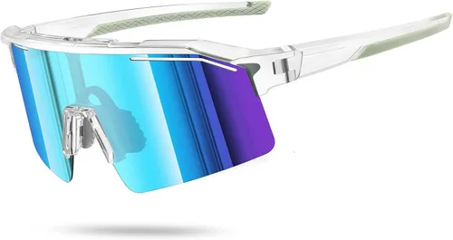 Miniatura 19 de Gafas de sol deportivas para hombres y mujeres irrompibles con protección UV400, gafas de béisbol para correr, ciclismo