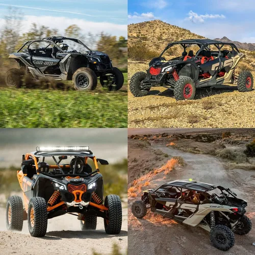 Miniatura 3 de Pastillas de freno para Can-Am Maverick X3 & X3 Max 4x4 XRS DPS Maverick Sport Trail 800 1000 2017-2025, 4 juegos pastillas de freno delanteras