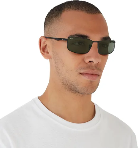 Miniatura 7 de Ray-Ban Gafas de sol rectangulares de metal RB3498 para hombre