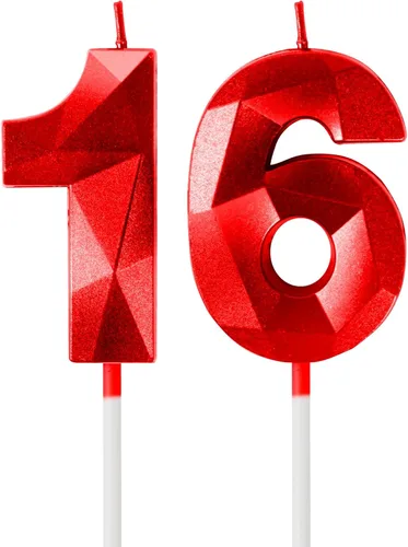 Miniatura 258 de Velas de cumpleaños número 15, velas número 15, velas de feliz cumpleaños de oro rosa para pastel, decoraciones de cobertura de pastel de diseño 3D