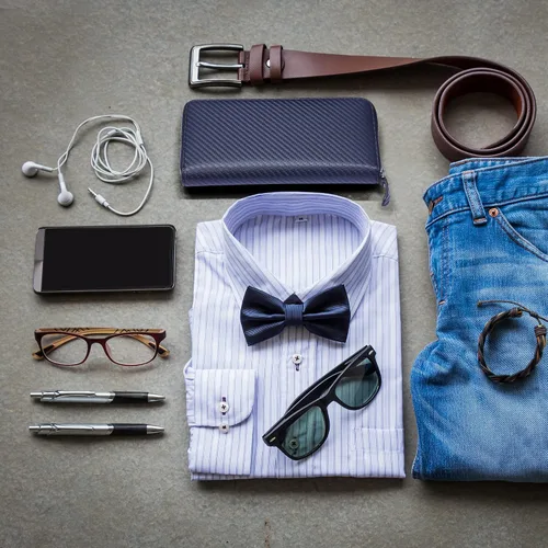 Miniatura 7 de Travelambo Cartera de gran capacidad para mujer, bolso largo plegable para mujer, Carbono azul, Casual