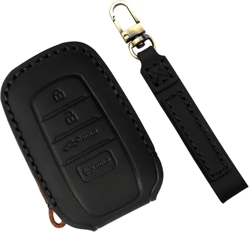 Funda para Llavero para Accesorios Toyota Tundra 2022-2024 2025 2026, para Tacoma 2024 2025 2026 Cubierta de Llavero de Cuero, para Camry 2025 2026