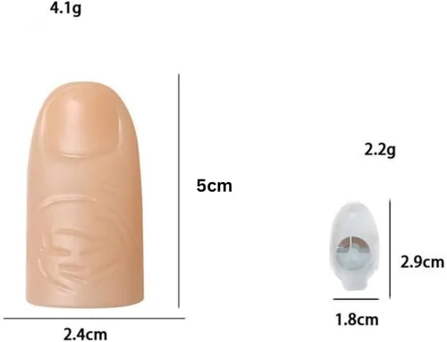 Miniatura 4 de MilesMagic Juego de 2 luces mágicas con punta de pulgar Luces de todas partes Luces intermitentes fáciles de hacer desde cualquier lugar de Azul