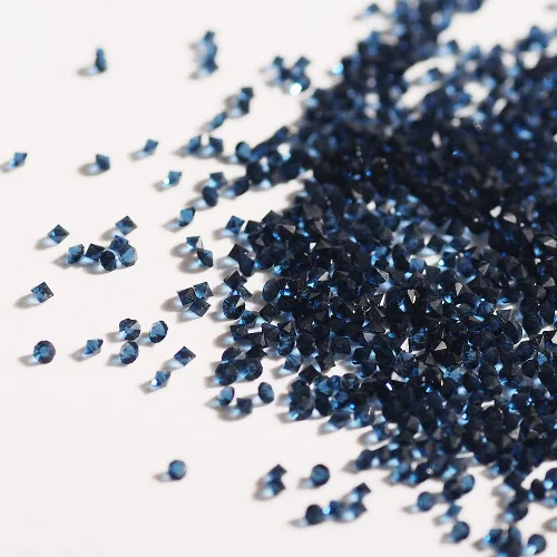 Miniatura 14 de 5000 cuentas de diamantes de imitación de cristal de diamante ultra mini de 0.044 pulgadas con parte trasera plana, cristales iridiscentes, brillo