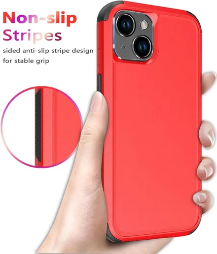Miniatura 6 de Diverbox Funda para iPhone 14 [a prueba de golpes] [a prueba de caídas] [pantalla de vidrio templado + protector de lente de cámara], funda