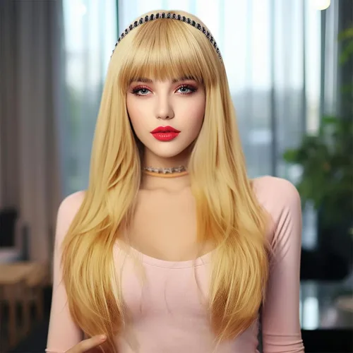 Miniatura 10 de Flequillo de cabello humano con clip, flequillo delgado con correa de diamantes de imitación, extensiones de cabello para mujer, flequillo plano