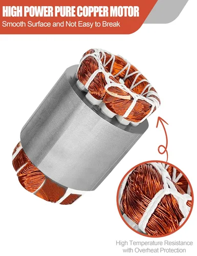 Miniatura 3 de Motor vibrador de hormigón Motor vibratorio eléctrico 30W 4000RPM, motor de vibración DC sin escobillas controlador de velocidad ajustable, mini