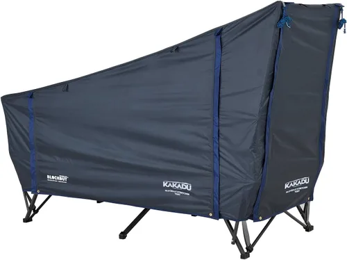 Miniatura 8 de Kakadu Tienda de Campamento Cuna, para 1 Persona, Configuración Fácil en 1 Minuto, Plegable, Compacta, Tienda Elevada con Toldo Impermeable