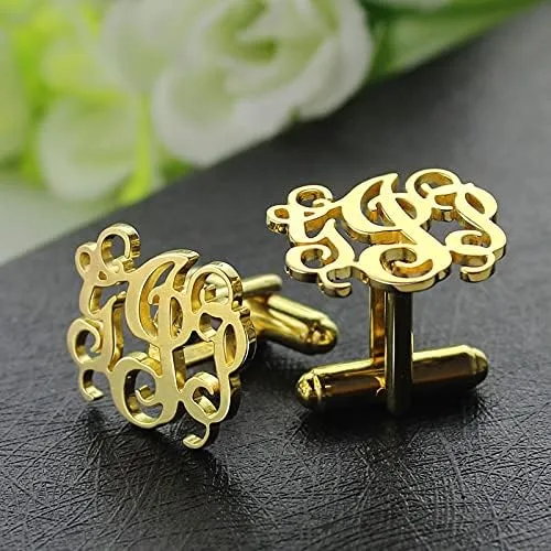 Miniatura 4 de AILIN Gemelos personalizados para hombre, acero inoxidableplata de ley 925, gemelos personalizados para negocios, bodas, día del padre, regalos