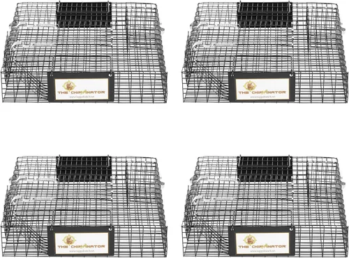 Miniatura 19 de Rugged Ranch Ratinator, trampa multi-captura para ratas, jaula humanitaria para interiores o exteriores, control de roedores para hogares, graneros