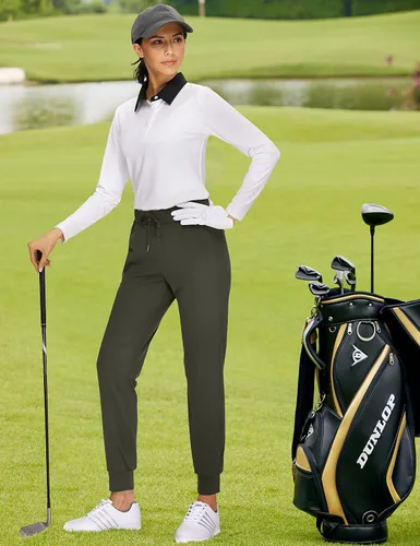 Miniatura 3 de CRZ YOGA - Pantalones deportivos elásticos de 4 vías para mujer de 27 pulgadas, pantalones deportivos para correr, viajes, descanso, pantalones