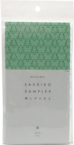 Miniatura 16 de DARUMA Sashiko Sampler - Tela original color azul marino (ángulo recto conectado)