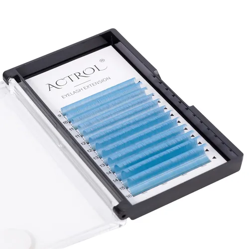 Miniatura 11 de Extensiones de pestañas de colores Easy Fan de 0.354-0.630 in, mezcla de blanco, rizo D, fácil de abanear, 0.003 in, suministros de pestañas