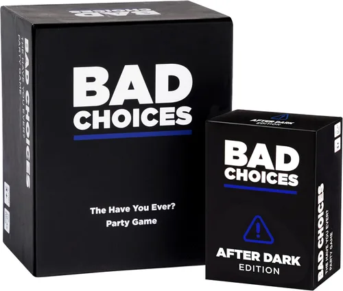 BAD CHOICES Juego de fiesta + set de After Dark – Divertido juego de cartas para adultos para amigos y noche de juegos | Divertido juego de mesa