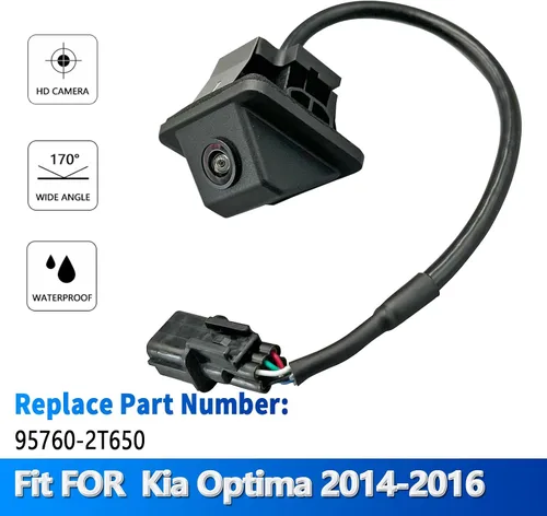 Miniatura 4 de Cámara de respaldo de visión trasera compatible con Kia Optima 2014 2015 2016 Reverse Park Assist cámara de respaldo que reemplaza 95760-2T650