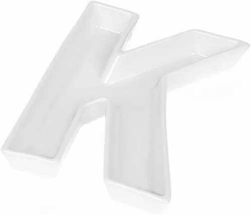 Miniatura 7 de Coffeezone - Plato de cerámica para dulces y nueces, decoración para bodas y fiestas, Blanco